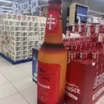 bouteille de biere gonflable brasserie lorraine