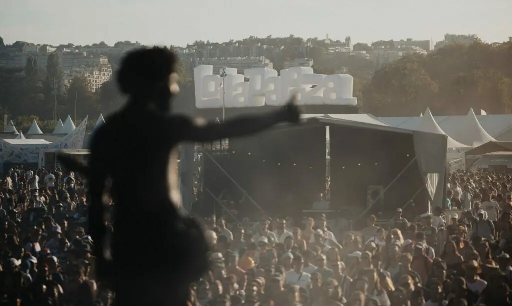 gonflable concert festival lollapalooza