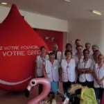 goutte de sang gonflable EFS