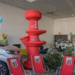 Mange debout gonflable