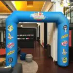 Arche gonflable Orangina