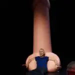 AIRSYSTEMS - Spécialiste Structures gonflables : GÉANT GONFLABLE - Lettrage & signalétique gonflable : Phalus gonflable - Spectacle Extases, Jean-Louis Tripp