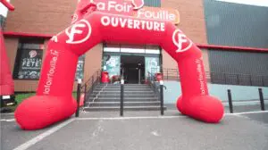 Arche gonflable la Foir'Fouille