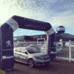 Arches gonflables publicitaires Peugeot : Arche gonflable publicitaire