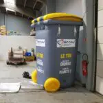 plv gonflable : poubelle gonflable