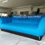 canapé gonflable géant