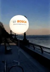Ballon gonflable sur-mât Bosch