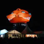 Mascotte gonflable géante Pitbull