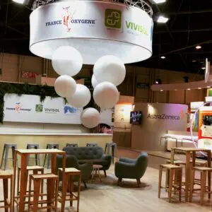 Structure gonflable salon professionnel ballons gonflables airsystems airfactory oxymoron scaled 1 Ballons gonflables suspendus Oxymoron