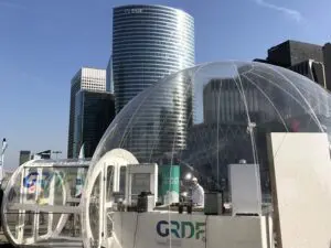 Bulles gonflables transparentes, Cristal - GRDF