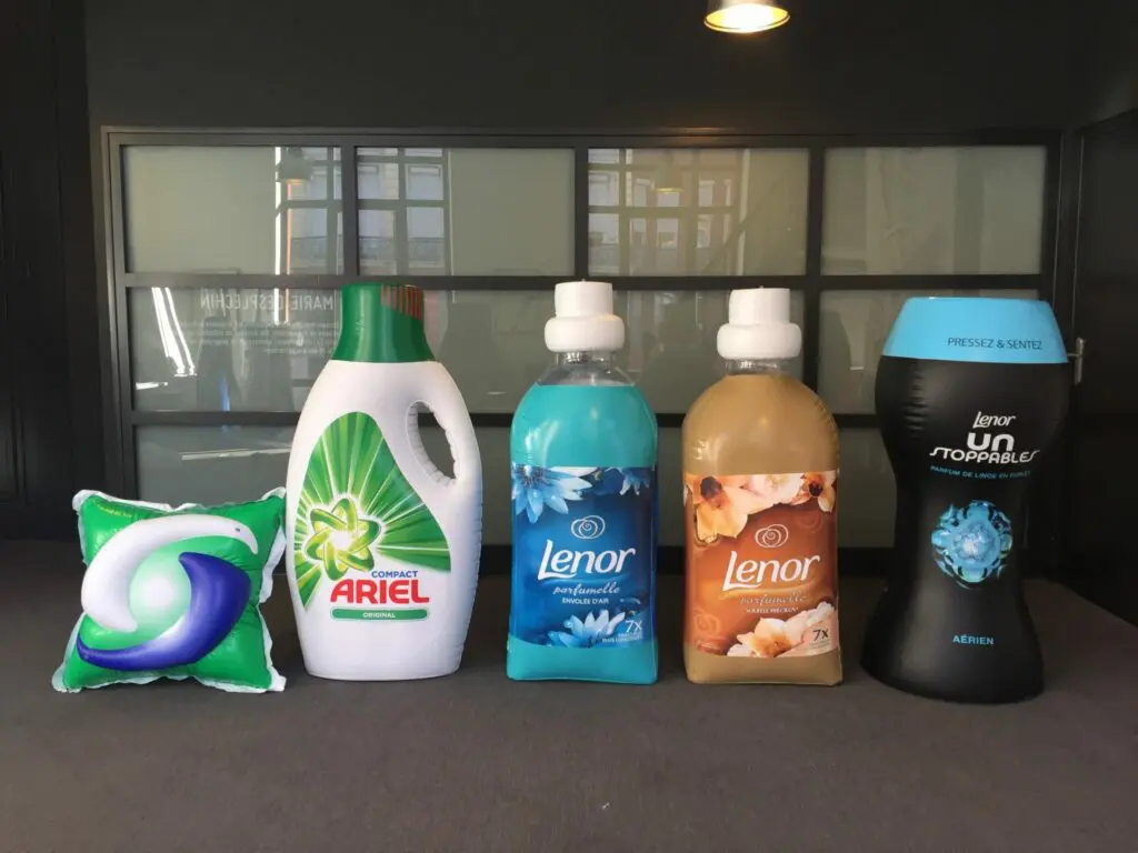 AIRSYSTEMS FRANCE - FABRICANT DE STRUCTURES GONFLABLES : OP BLANC - PACKAGING GONFLABLE - PROCTER & GAMBLE