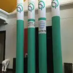 AIRSYSTEMS - Spécialiste Structures gonflables : TOTEMS GONFLABLES : Totem gonflable à pans coupés - RATP