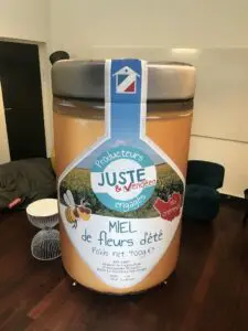 Pot de miel gonflable : packaging gonflable
