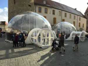 Bulle transparente marché de Noël AIRSYSTEMS Bulles gonflables AIRCRYSTAL 8 10 m 18 AIRSYSTEMS Bulles gonflables AIRCRYSTAL 8 10 m 18