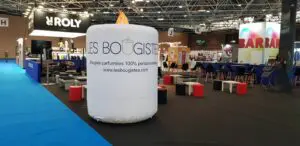 Structure gonflable salon professionnel bougie gonflable les bougistes Bougie gonflable les Bougistes