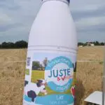PLV gonflables : bouteille gonflable de lait Juste & Vendéen