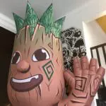 PLV mascotte gonflable arbre gonflable : PLV mascottes gonflables