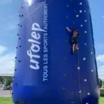 Structures sportives gonflables : mur d'escalade gonflable Ufolep