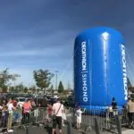 Mur d'escalade gonflable Decathlon