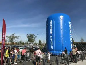 Mur d'escalade gonflable Decathlon
