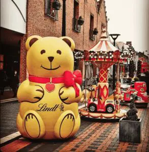 Ours gonflable Lindt