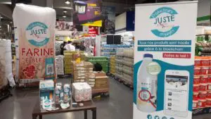 PLV gonflable magasin et centre commercial paquet de farine gonflable juste de loire 1 paquet de farine gonflable