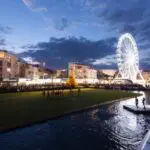 Stand gonflable publicitaire - bouteille gonflable Orangina