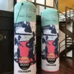 Totems gonflables : totem gonflable - colonne gonflable Marathon Seine-Eure