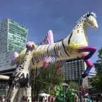 Cheval gonflable Lille 3000