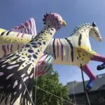 Cheval gonflable Lille 3000