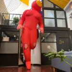 Mascotte gonflable cosmonaute Maddyness