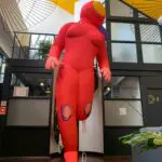 Mascotte gonflable cosmonaute Maddyness