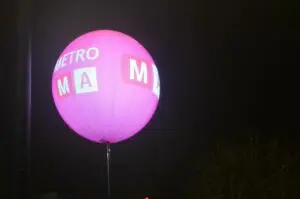 ballons gonflables sur mât keolis