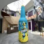 Bouteille de bière gonflable
