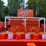 cible gonflable aperol