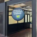 ballon gonflable suspendu champagne Ardenne