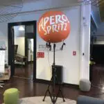 ballon gonflable sur mât aperol spritz