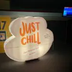 Guimauve gonflable géante Just chill