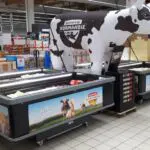 Mascotte gonflable vache