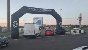 Arche gonflable Renault