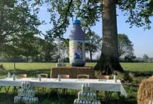 bouteille de lait gonflable carrefour