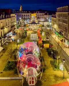 Bulle transparente marché de Noël bulle gonflable ville de perigueux 1 Bulles gonflables à Périgueux
