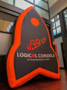 Petite fusée gonflable Logic@l Conseils