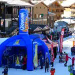 Stand gonflable publicitaire Orangina