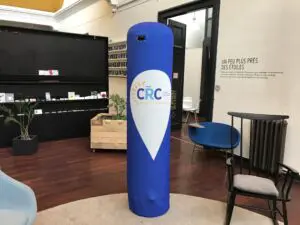 Totem et colonne gonflable publicitaire