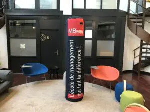 Totem et colonne gonflable publicitaire