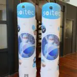 Totem gonflable Soitec