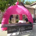 stand gonflable spider compagnie des deboucheurs