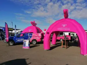 stand gonflable compagnie des deboucheurs