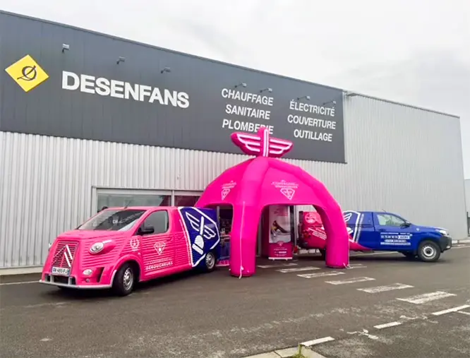 Stands gonflables Compagnie des Déboucheurs stands gonflables compagnie deboucheurs stands gonflables compagnie deboucheurs